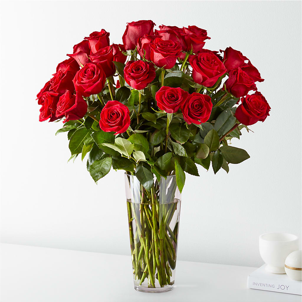 Long Stem Red Rose Bouquet – Flower Garden Florist, Fort Worth TX