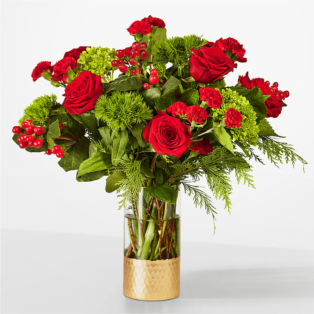 Plaid Throw Bouquet – Flower Garden Florist, Fort Worth TX