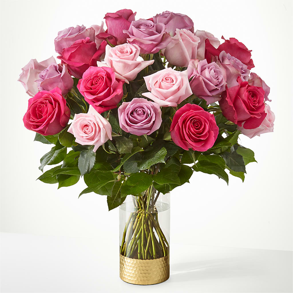 Pure Beauty Mixed Roses – Flower Garden Florist, Fort Worth TX