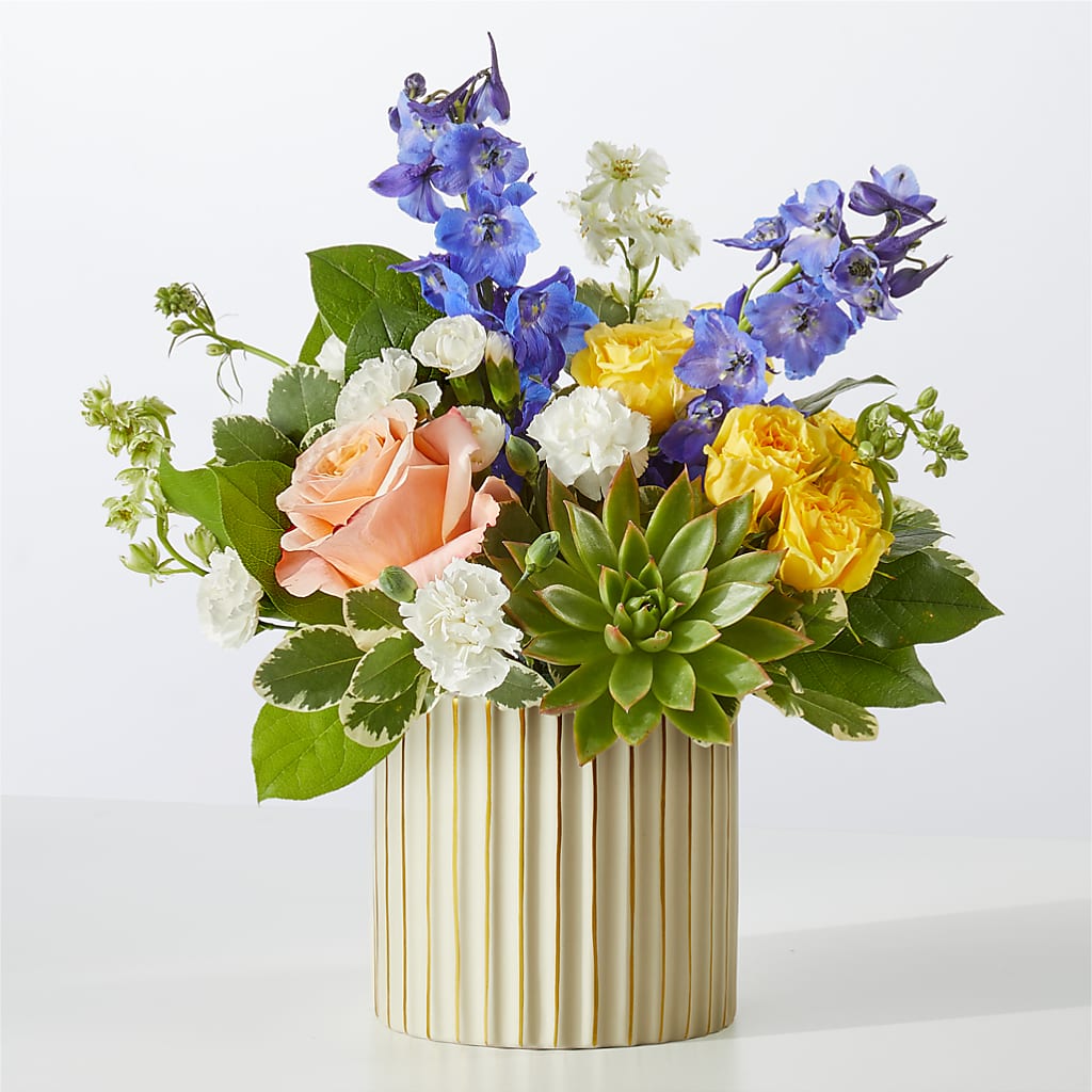 Cobalt Reverie Bouquet – Flower Garden Florist, Fort Worth TX