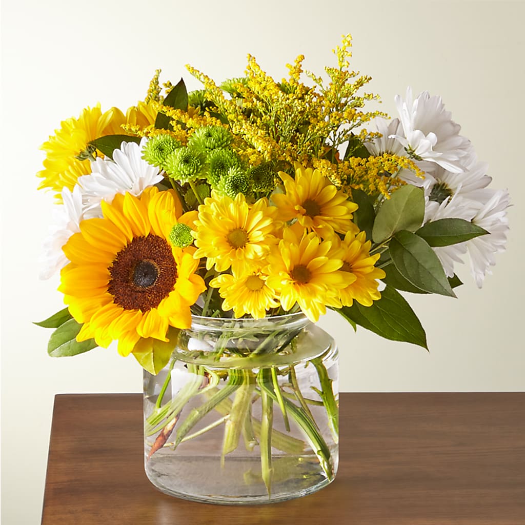 Hello Sunshine Bouquet – Flower Garden Florist, Fort Worth TX
