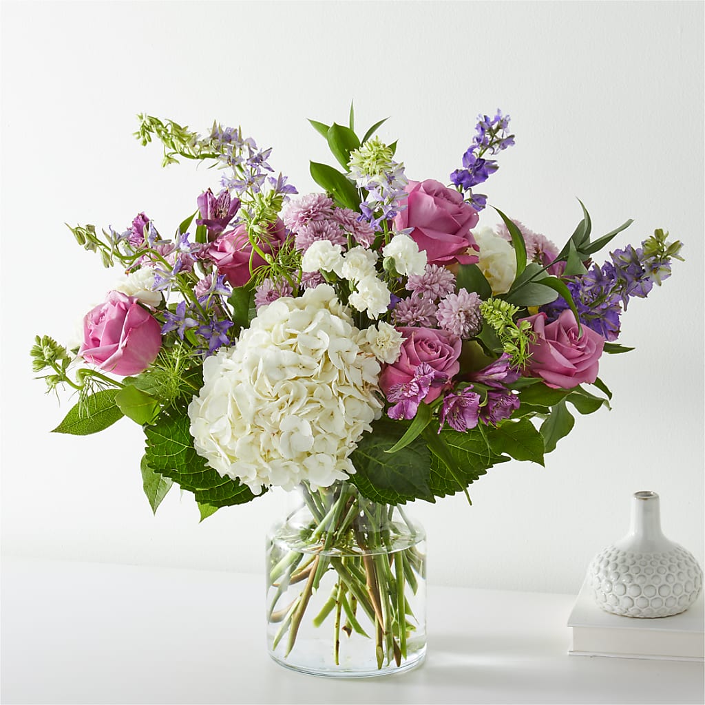 Violet Caress Bouquet – Flower Garden Florist, Fort Worth TX