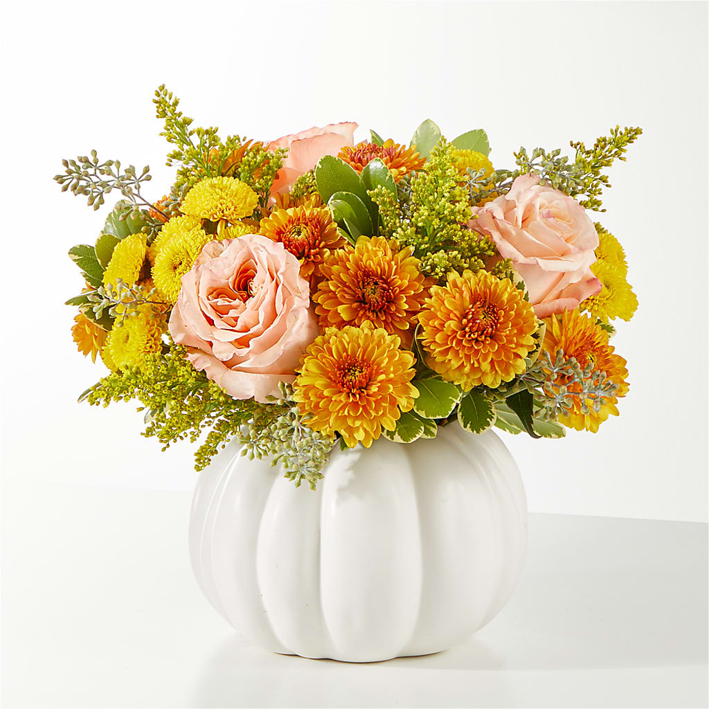 Peachy Pumpkin – Flower Garden Florist, Fort Worth TX