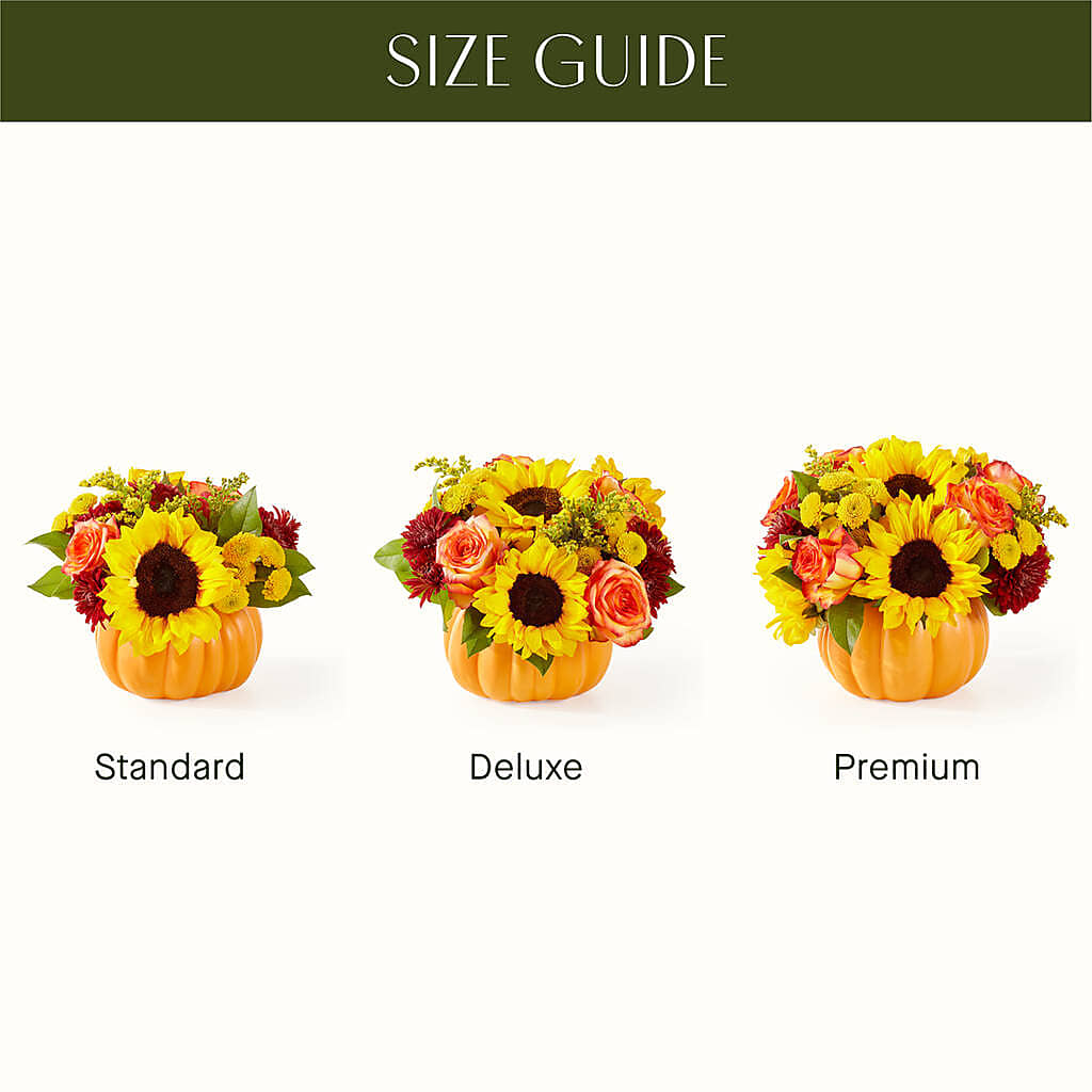 Golden Gourd Pumpkin Bouquet – Flower Garden Florist, Fort Worth TX