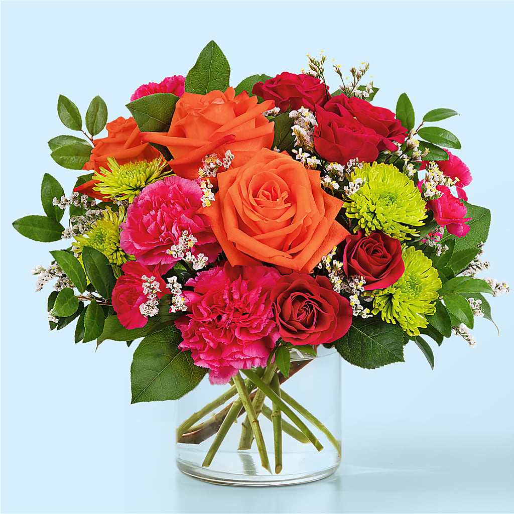 Colorful Carnival Bouquet – Flower Garden Florist, Fort Worth TX