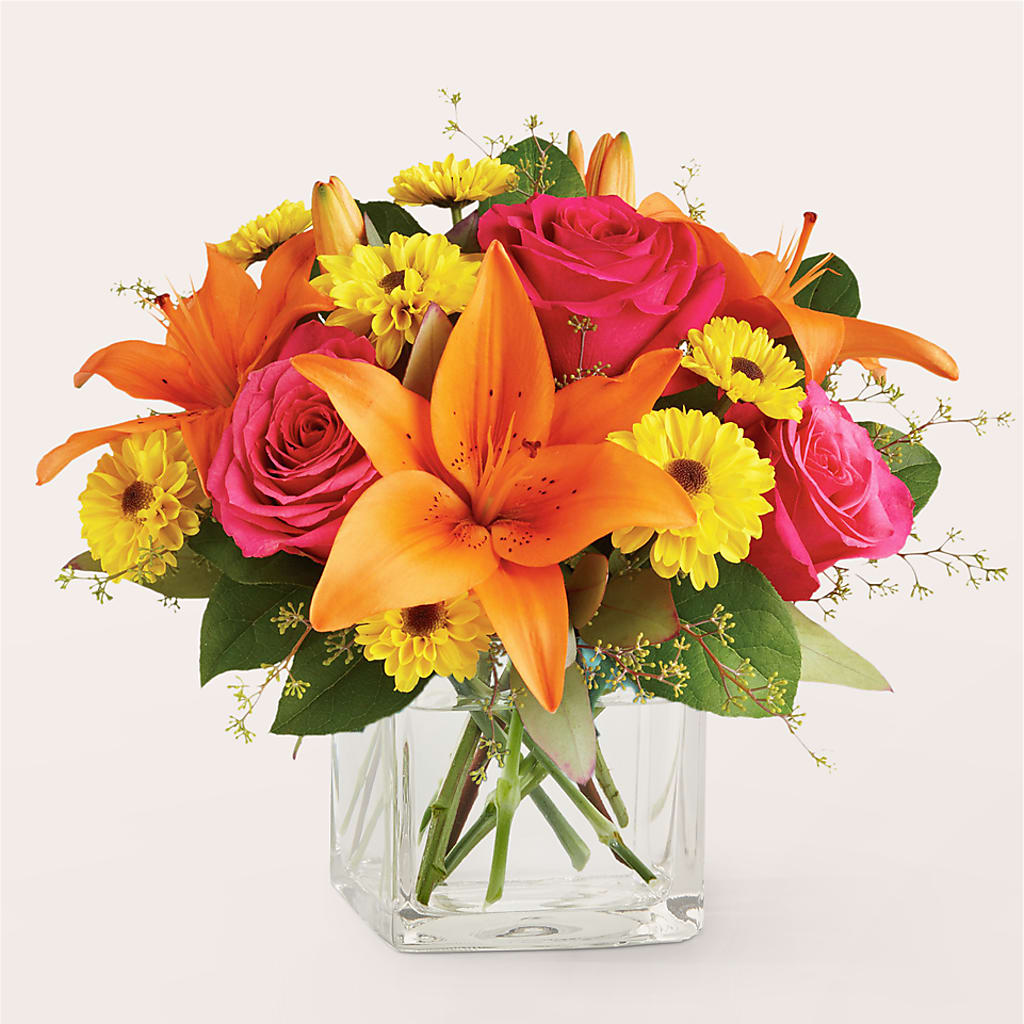 Neon Lights Bouquet – Flower Garden Florist, Fort Worth TX