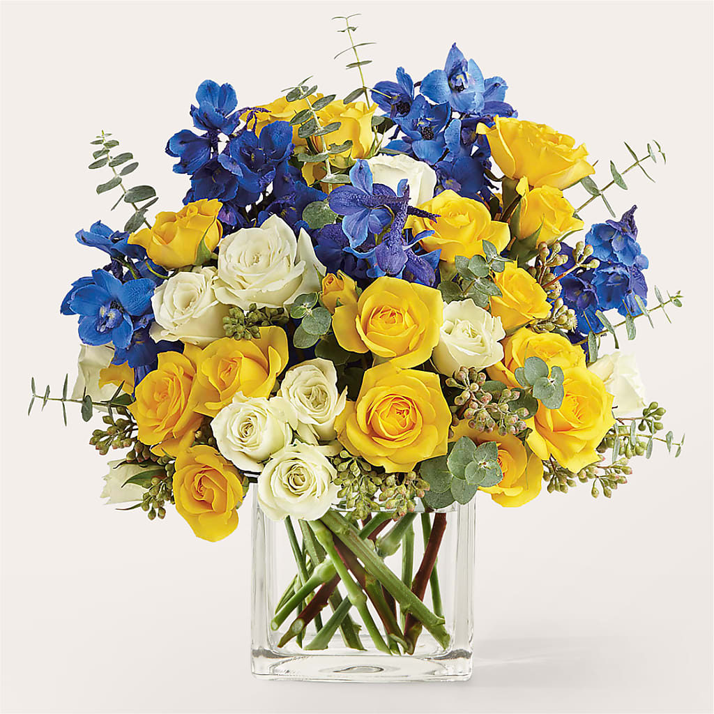 Sparkling Citrine Bouquet – Flower Garden Florist, Fort Worth TX