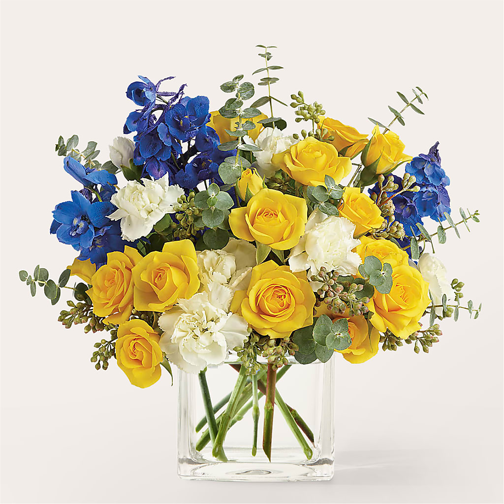 Sparkling Citrine Bouquet – Flower Garden Florist, Fort Worth TX