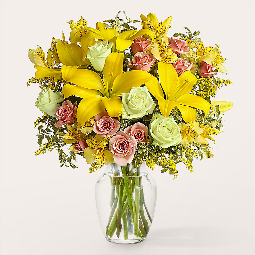 Sunburst Bouquet – Flower Garden Florist, Fort Worth TX