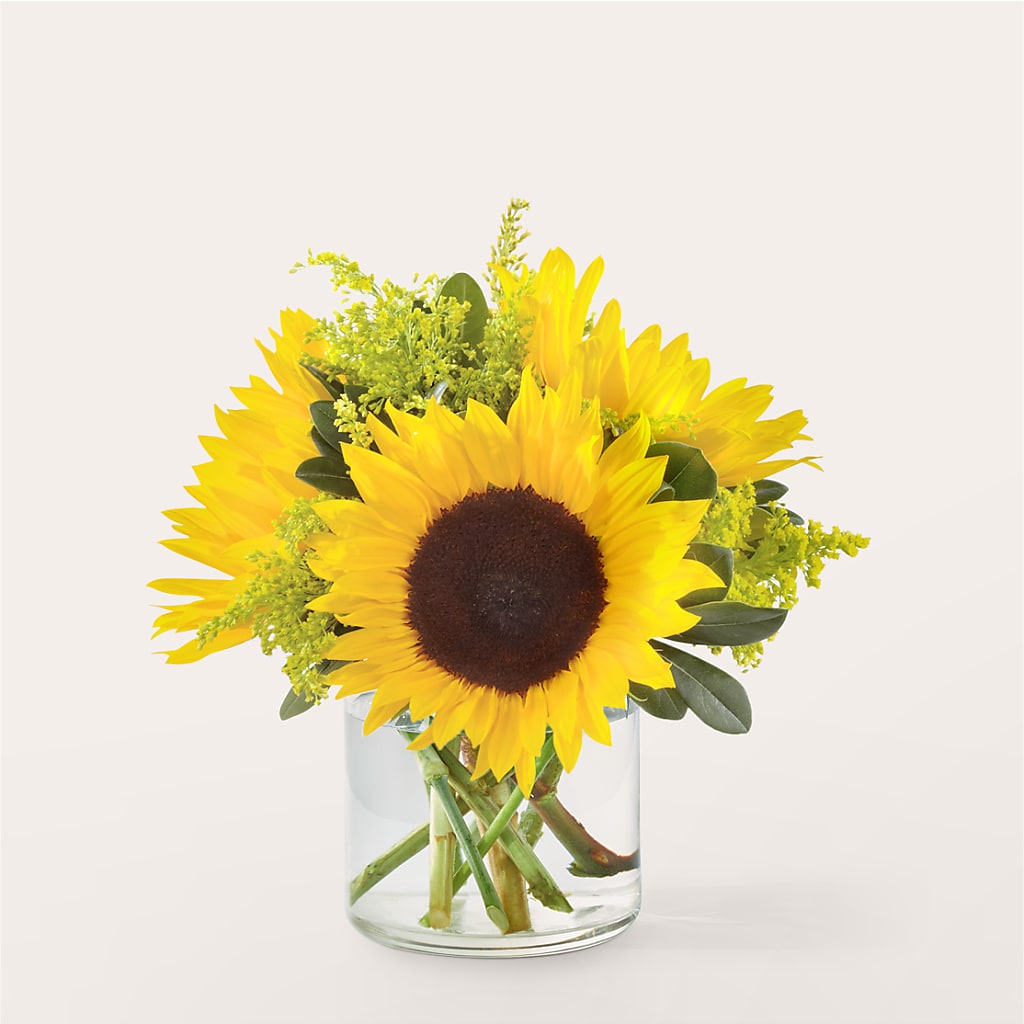 Beaming Sunflower Bouquet – Flower Garden Florist, Fort Worth TX