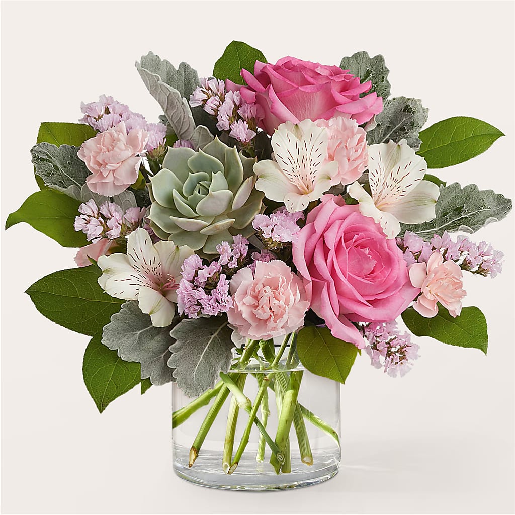 Dusty Rose Bouquet – Flower Garden Florist, Fort Worth TX