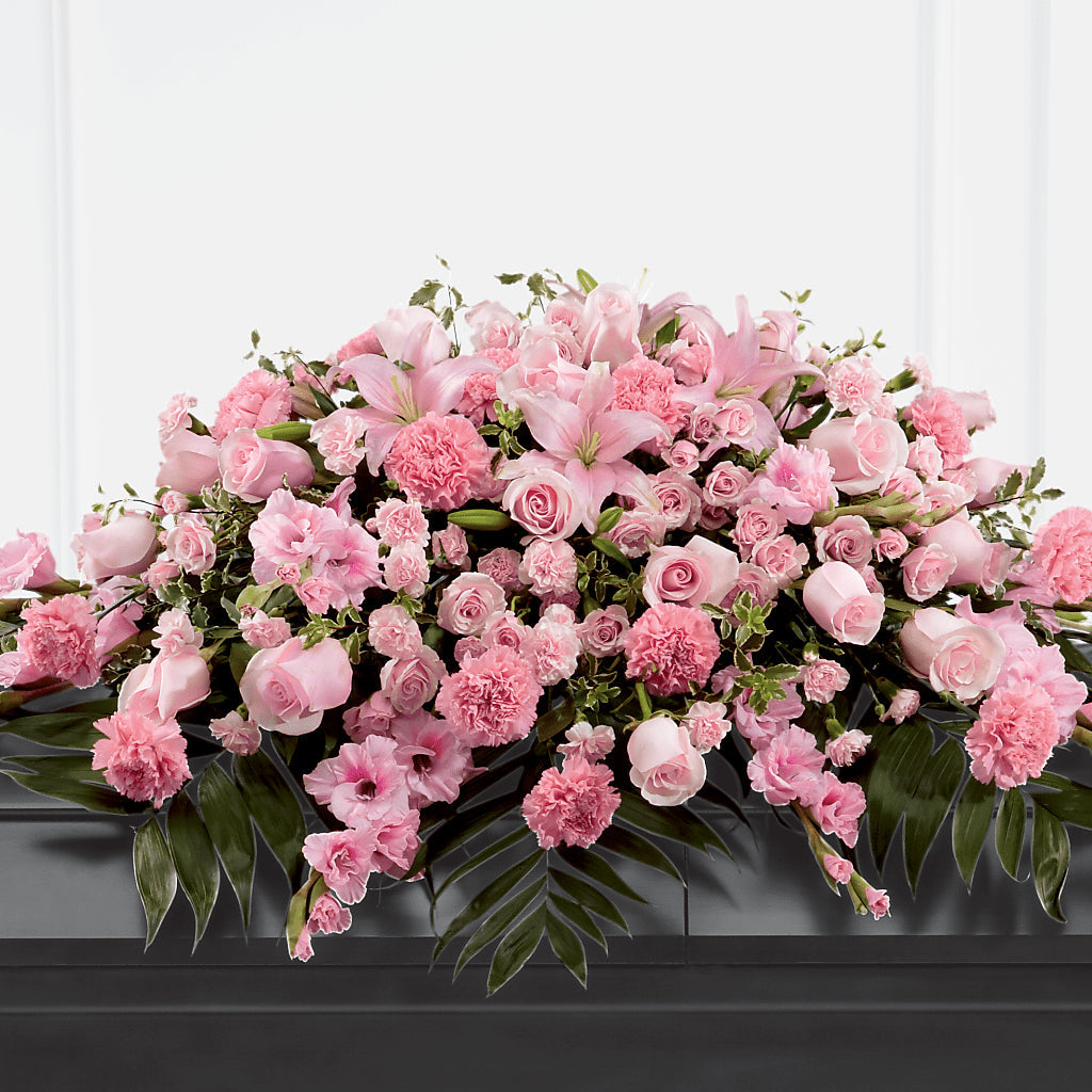 Garden of Comfort Casket Spray (Standard) – Flower Garden Florist, Fort Worth TX