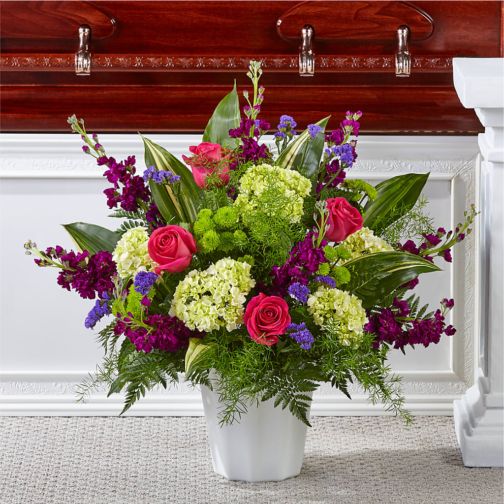 Beautiful Horizons Floor Basket – Flower Garden Florist, Fort Worth TX