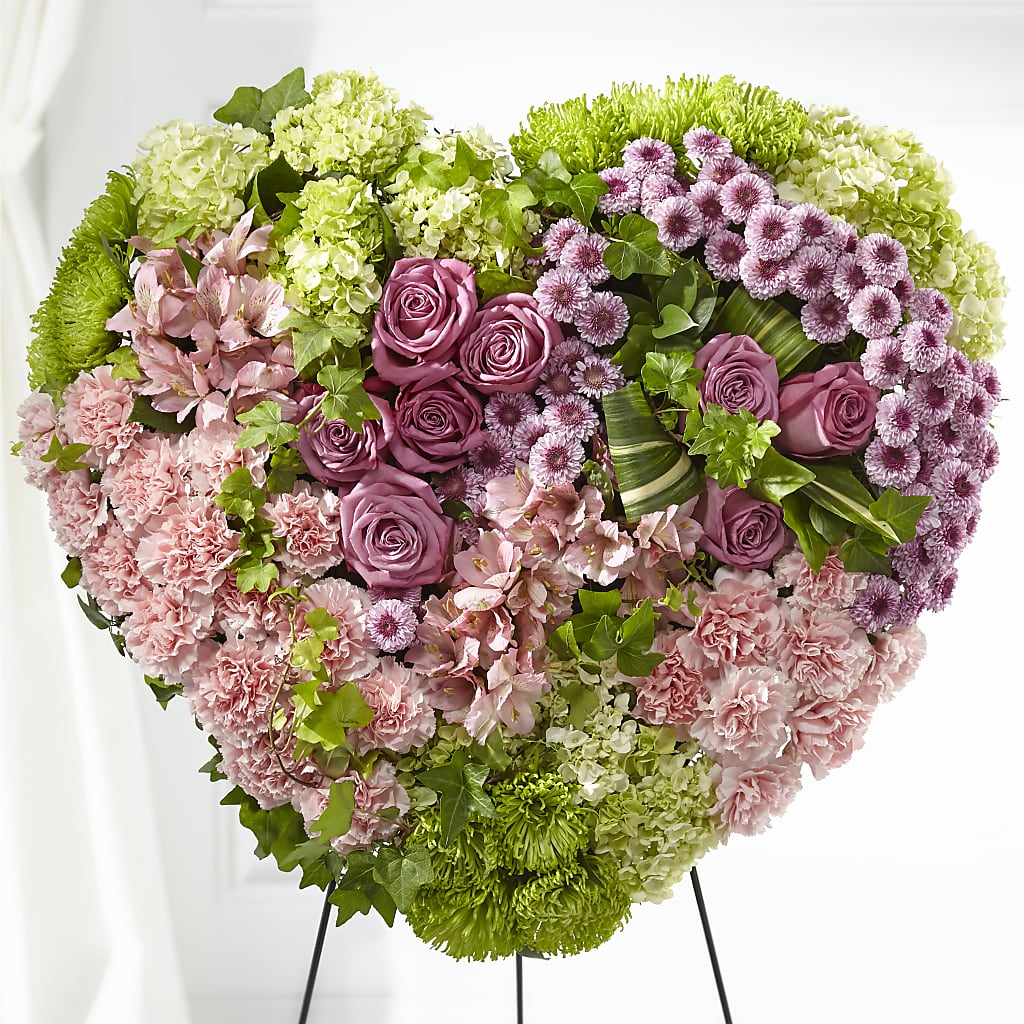 Heartwarming Standing Heart – Flower Garden Florist, Fort Worth TX