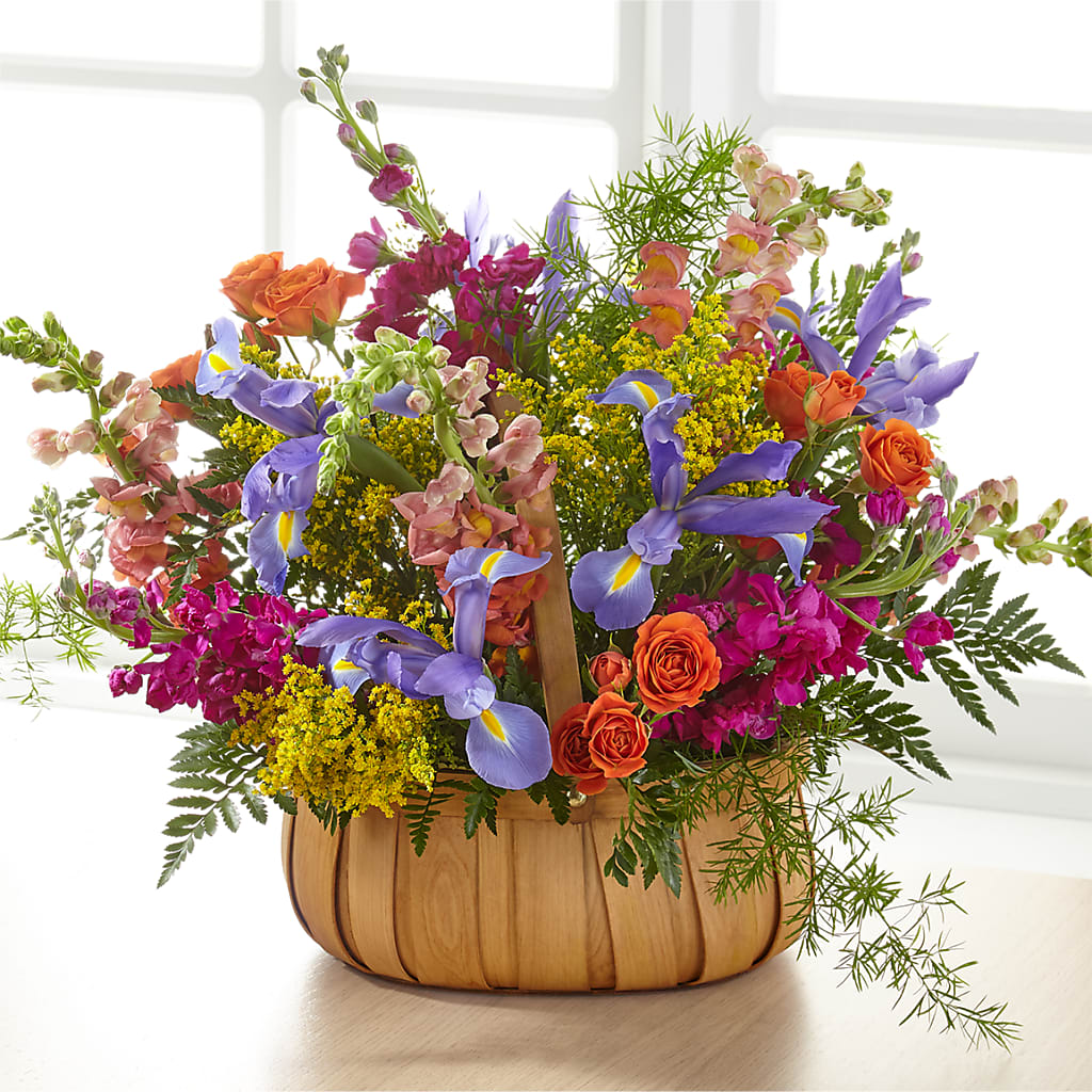 Garden of Life Basket – Flower Garden Florist, Fort Worth TX