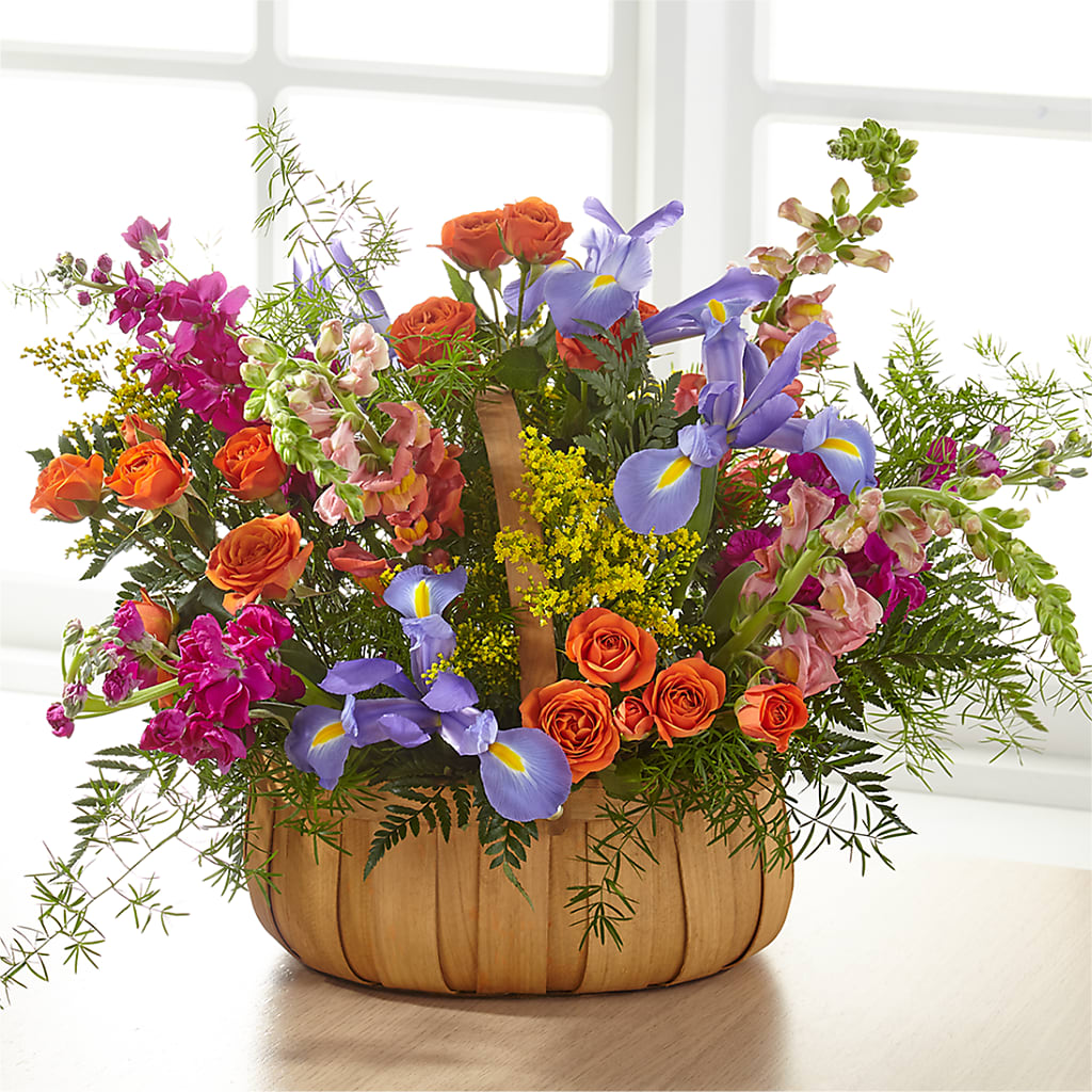 Garden of Life Basket – Flower Garden Florist, Fort Worth TX