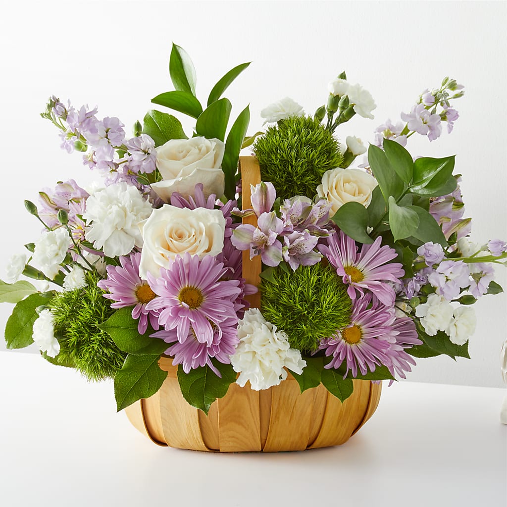 Peace & Love Basket – Flower Garden Florist, Fort Worth TX