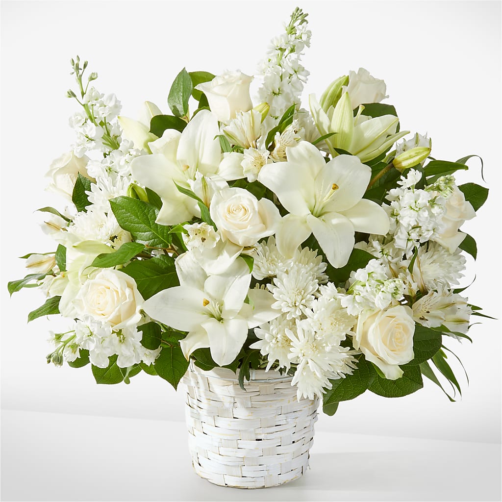 Peaceful Reflections Arrangement – Flower Garden Florist, Fort Worth TX