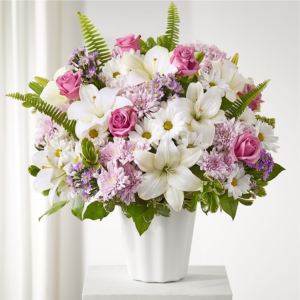 Warmest Thoughts Tabletop Basket – Flower Garden Florist, Fort Worth TX