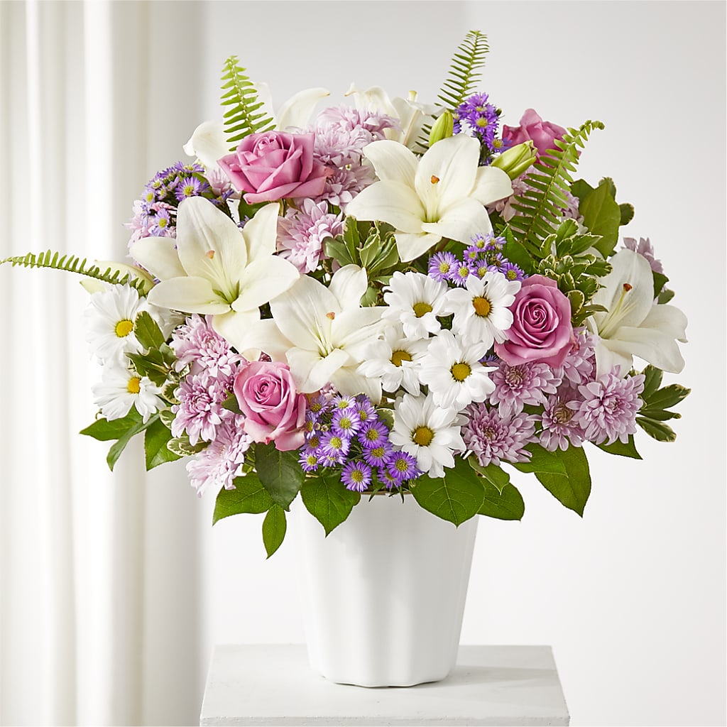 Warmest Thoughts Tabletop Basket – Flower Garden Florist, Fort Worth TX