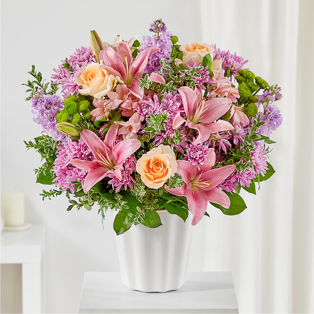 Supportive Embrace Tabletop Basket – Flower Garden Florist, Fort Worth TX