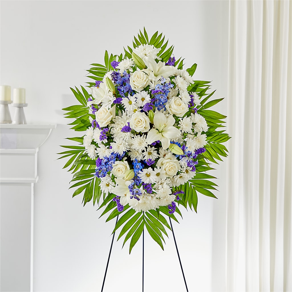 At Rest Standing Spray – Flower Garden Florist, Fort Worth TX