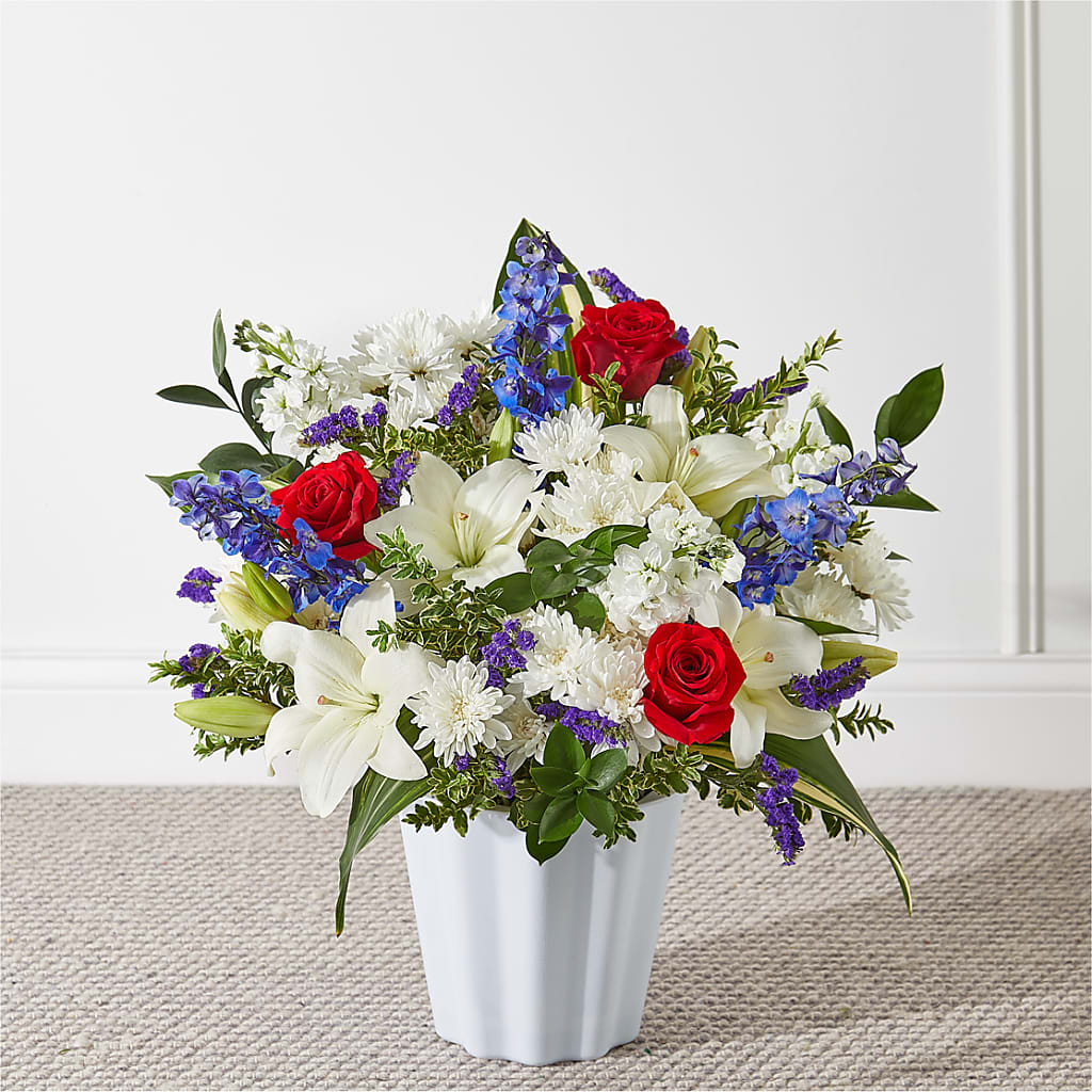 Consoled Floor Basket – Flower Garden Florist, Fort Worth TX