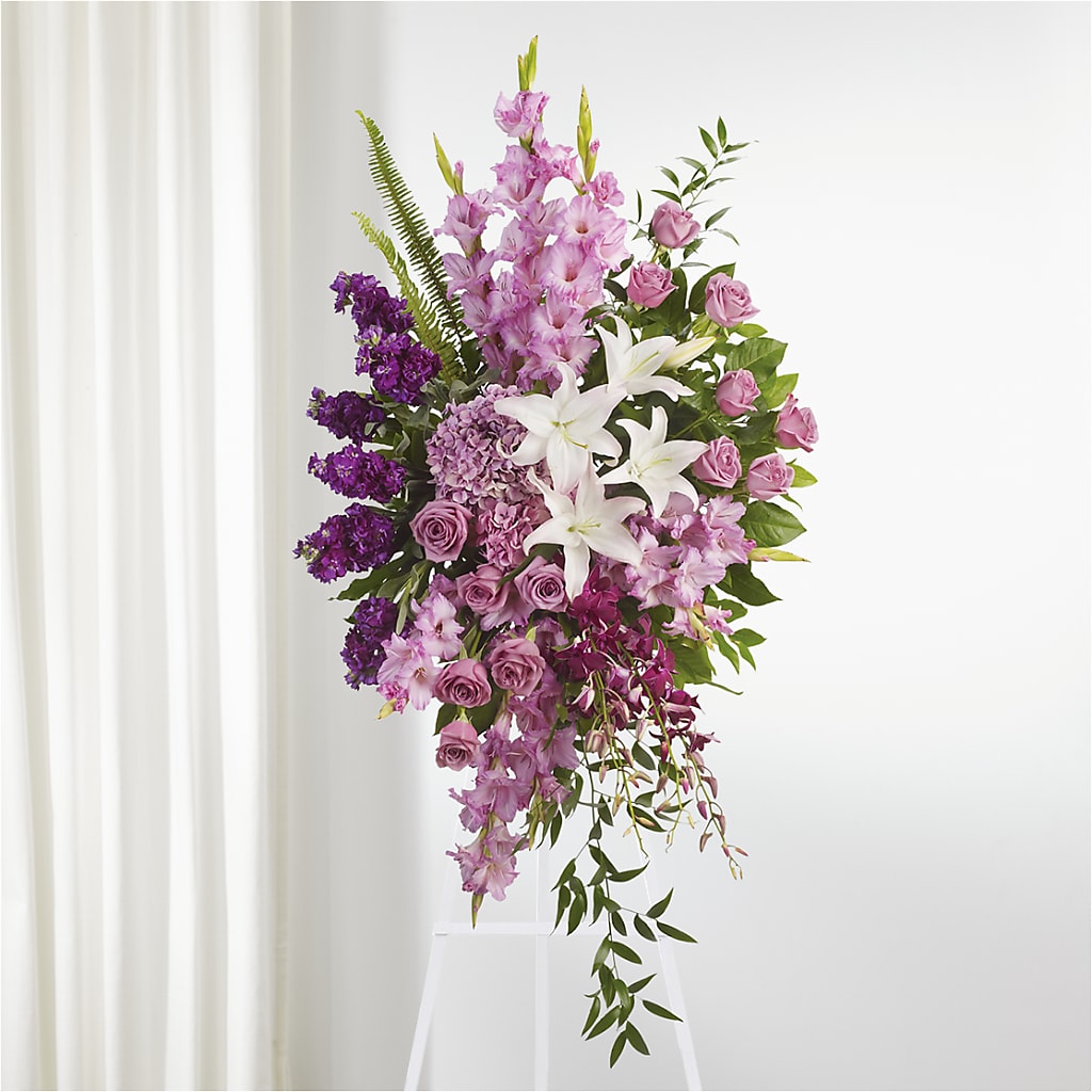 Never Alone Standing Spray – Flower Garden Florist, Fort Worth TX