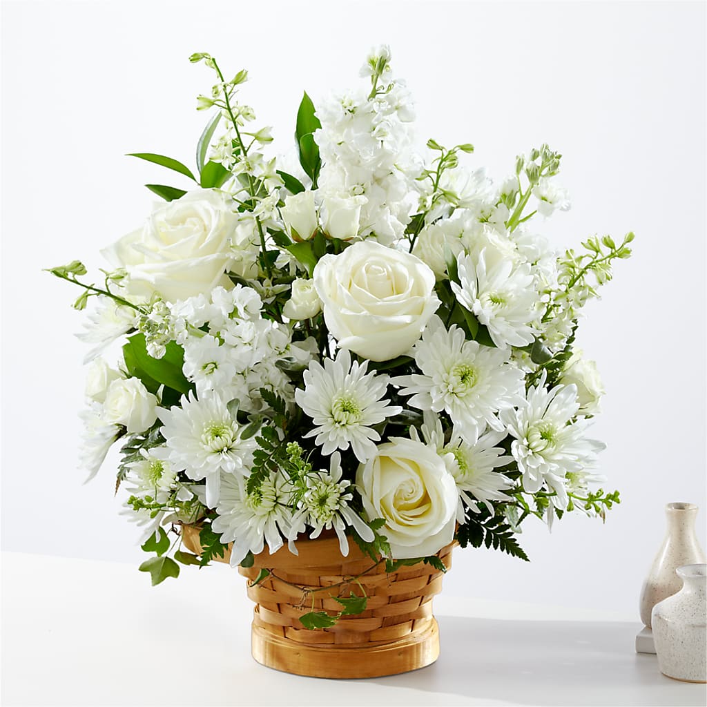 Heartfelt Condolences Arrangement – Flower Garden Florist, Fort Worth TX