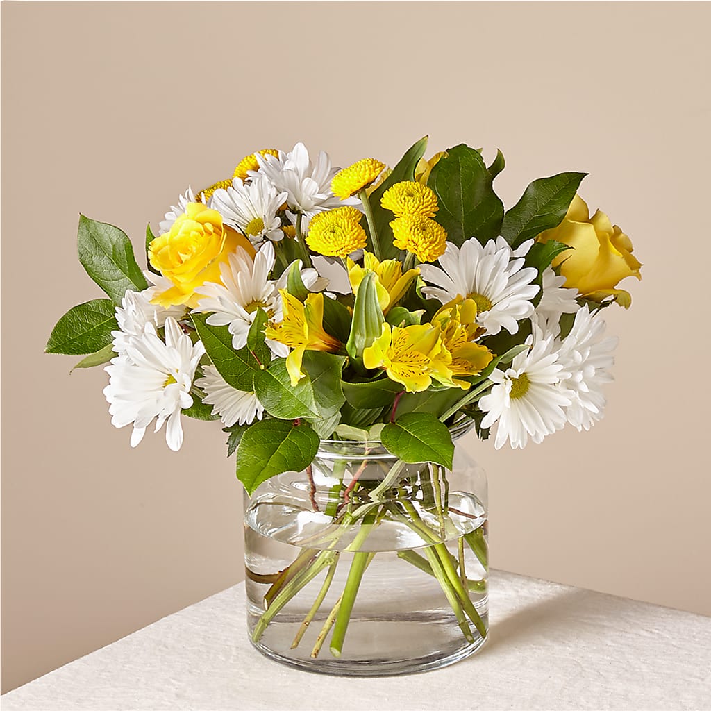 Sunny Sentiments Bouquet – Flower Garden Florist, Fort Worth TX