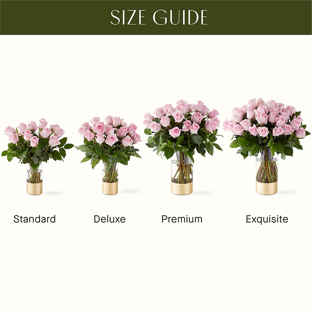 Picture Perfect Pink Rose Bouquet – Flower Garden Florist, Fort Worth TX