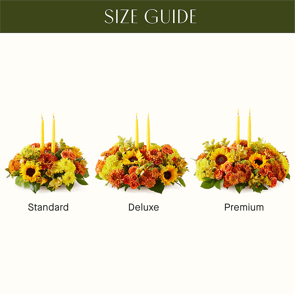 Autumn Harmony Centerpiece – Flower Garden Florist, Fort Worth TX