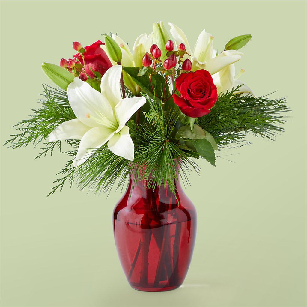 Evergreen Delight Bouquet – Flower Garden Florist, Fort Worth TX