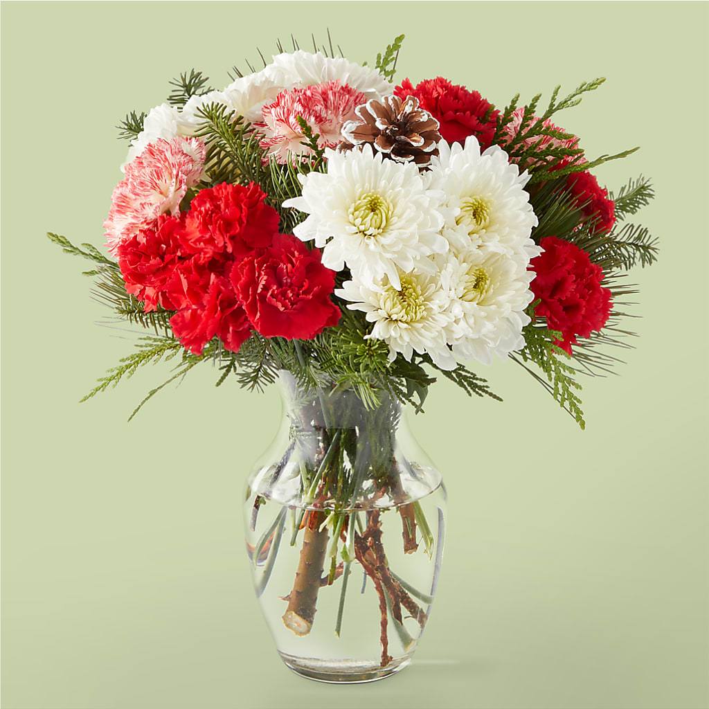 Candy Cane Lane Bouquet – Flower Garden Florist, Fort Worth TX
