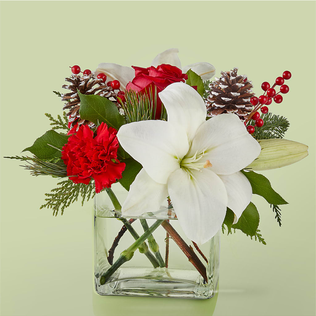 Glistening Icicles Bouquet – Flower Garden Florist, Fort Worth TX