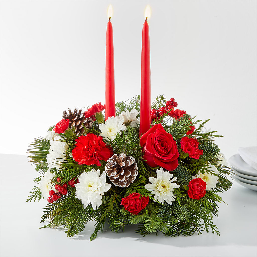 Holiday Soiree Centerpiece – Flower Garden Florist, Fort Worth TX