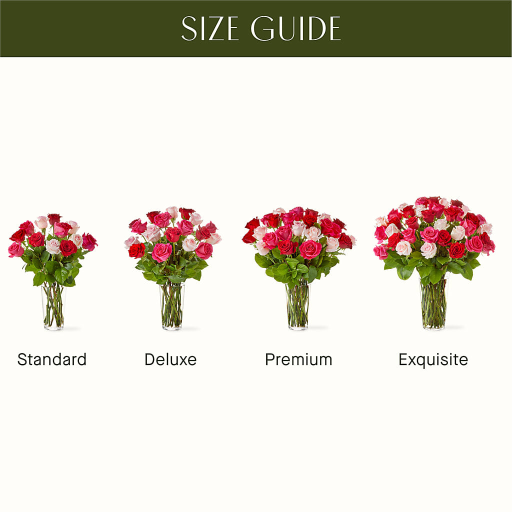 Charming Rose Bouquet – Flower Garden Florist, Fort Worth TX