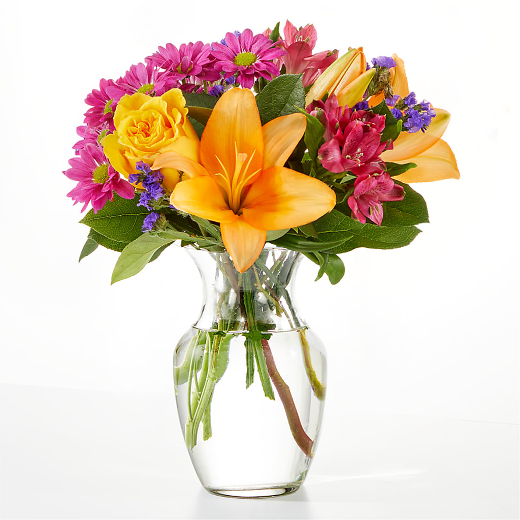Colorful Visions Bouquet – Flower Garden Florist, Fort Worth TX