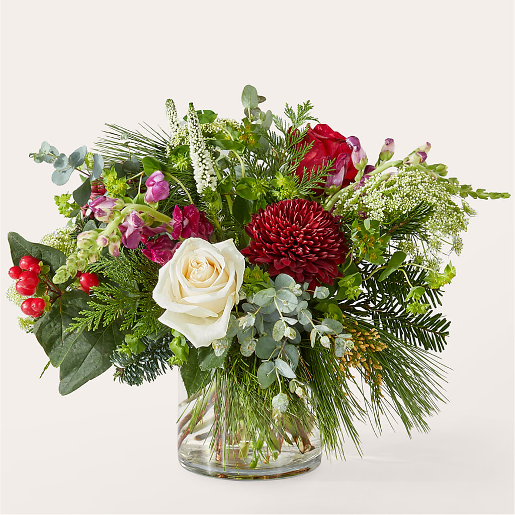 Cranberry Fizz Bouquet – Flower Garden Florist, Fort Worth TX