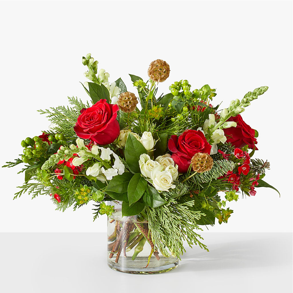 Deck the Halls Bouquet – Flower Garden Florist, Fort Worth TX