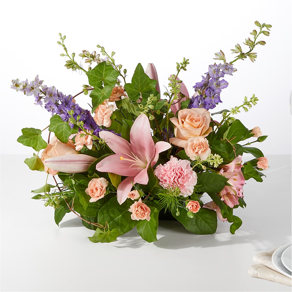 Blossom Time Centerpiece – Flower Garden Florist, Fort Worth TX