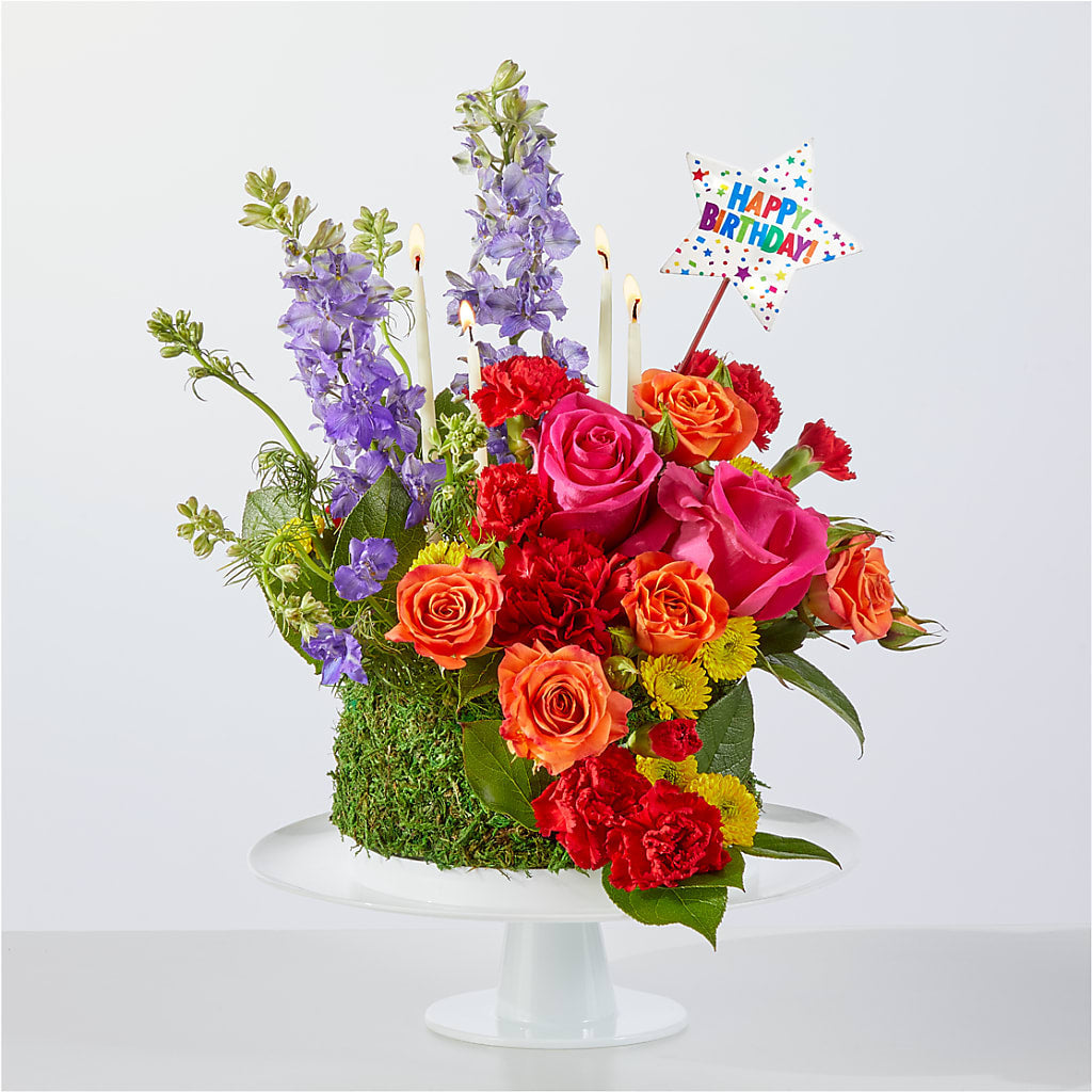 Best Year Yet Floral Cake – Flower Garden Florist, Fort Worth TX