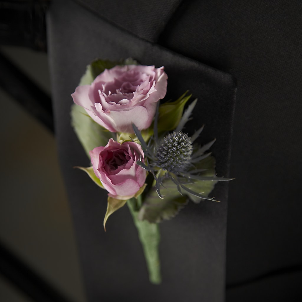 Veronica Boutonniere – Flower Garden Florist, Fort Worth TX