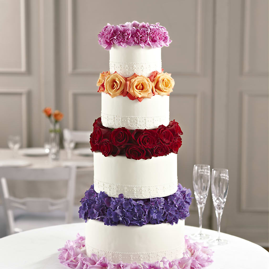 Infinite Love Cake Décor – Flower Garden Florist, Fort Worth TX