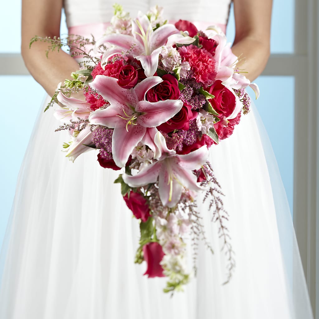 Lily & Rose Bouquet – Flower Garden Florist, Fort Worth TX