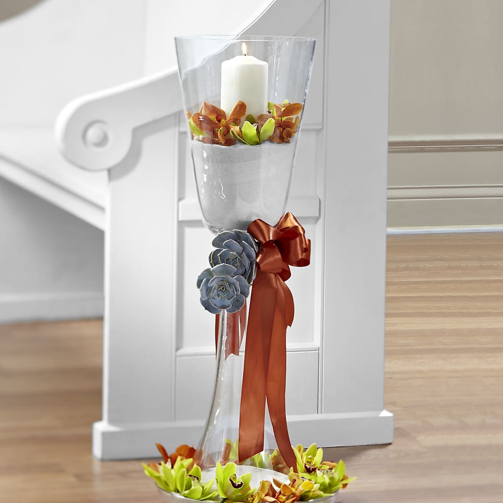 Matrimony Pew Decor – Flower Garden Florist, Fort Worth TX