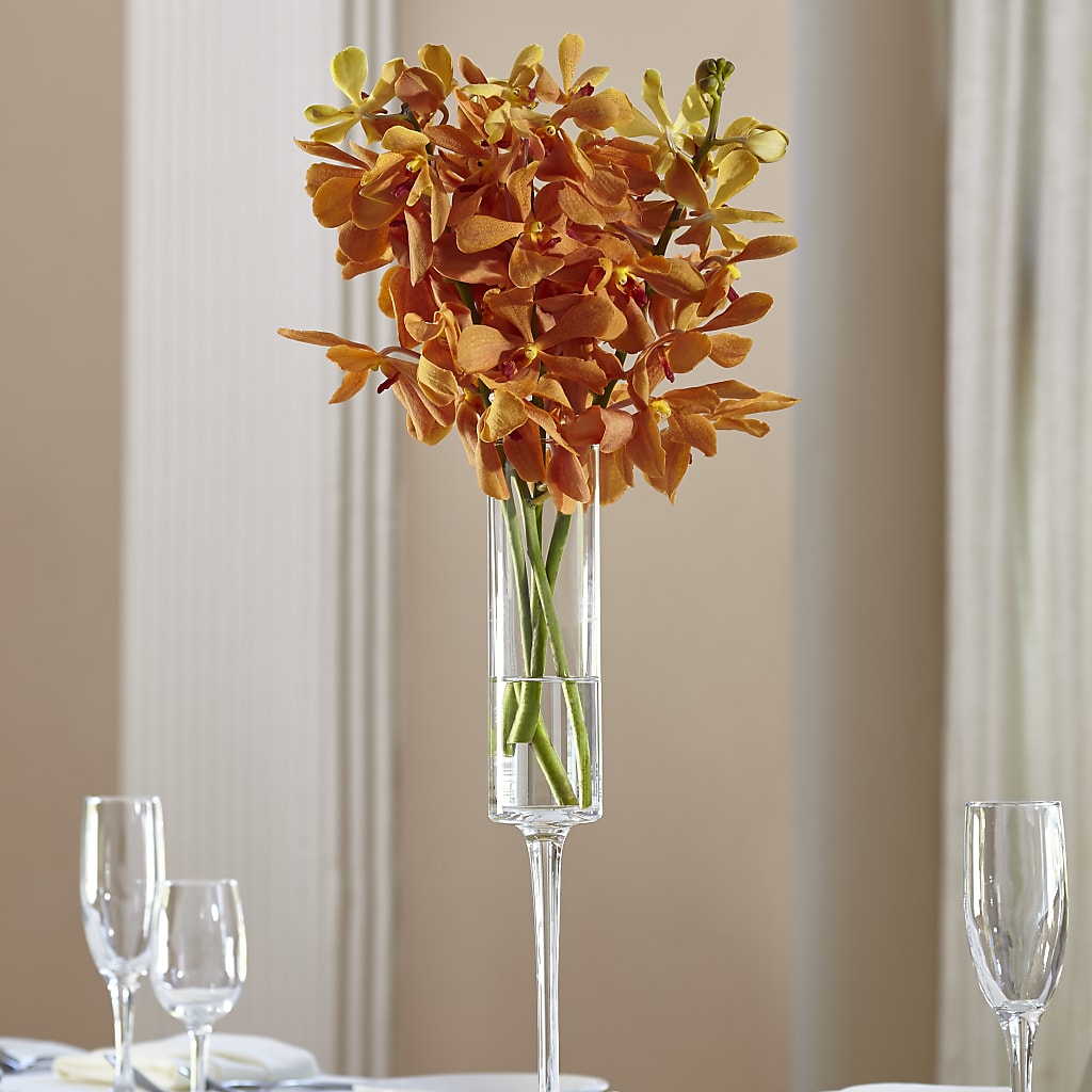 Orange Mokara Bouquet – Flower Garden Florist, Fort Worth TX