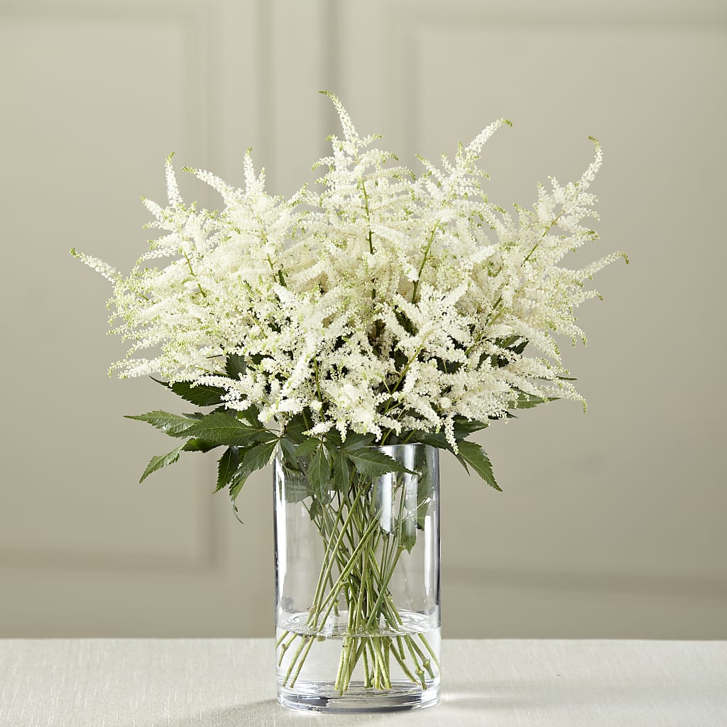 White Astilbe Bouquet – Flower Garden Florist, Fort Worth TX