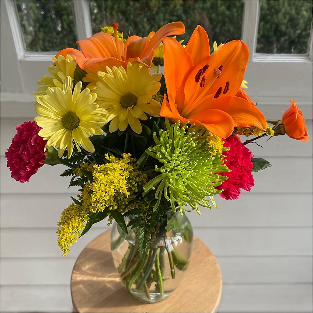 Bold & Bright – A Florist Original –  Flower Garden Florist, Fort Worth TX