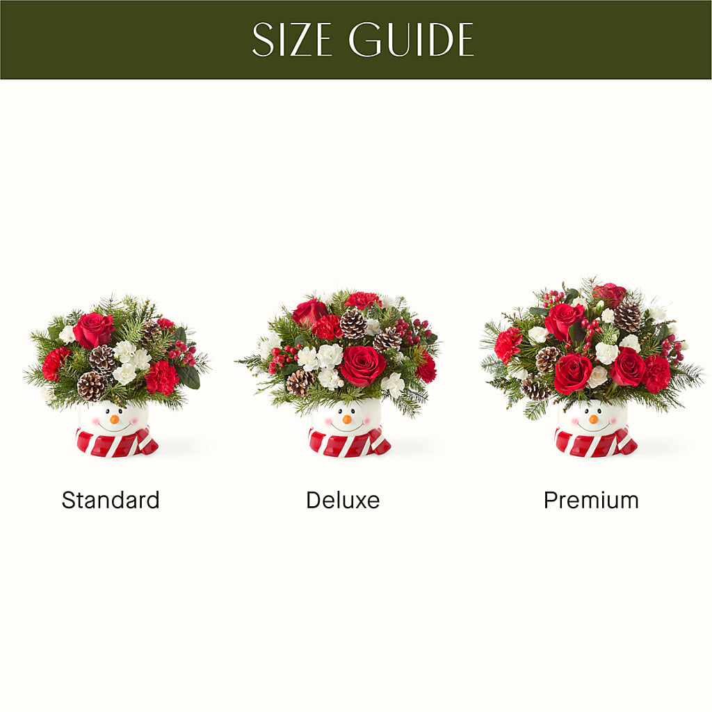 Jolly Snowman Bouquet –  Flower Garden Florist, Fort Worth TX